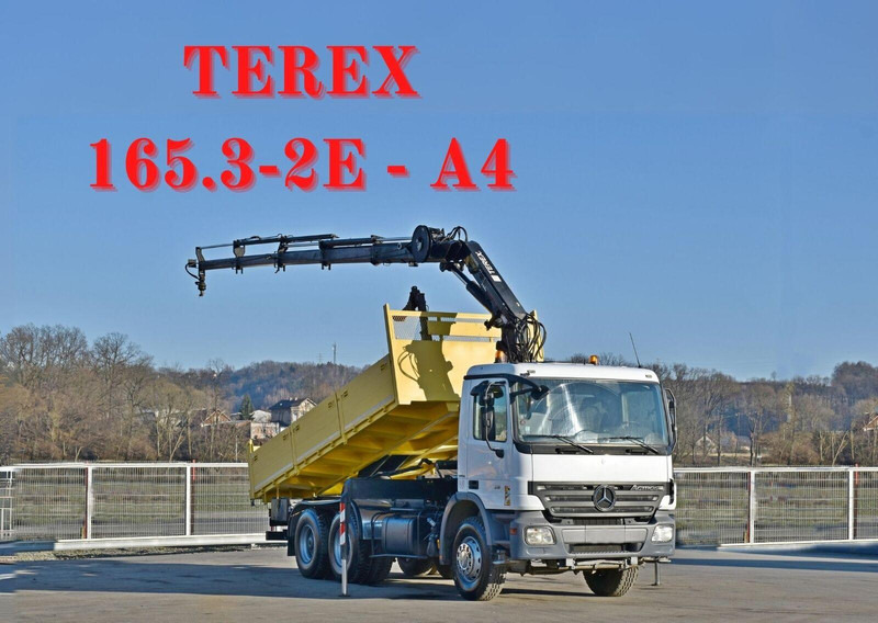 Mercedes-Benz ACTROS 2636 * TEREX 165.2E - A4 + FUNK/6x4 - Istovarivač, Kamion sa dizalicom: slika 1 Mercedes-Benz ACTROS 2636 * TEREX 165.2E - A4 + FUNK/6x4 - Istovarivač, Kamion sa dizalicom: slika 1