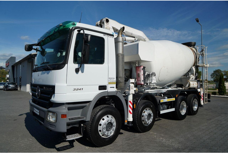 Mercedes-Benz ACTROS 3241 / POMPOGRUSZKA / 8X4 / BETONIARKA + POMPA SERMAC 3Z2 - Mikser za beton: slika 4 Mercedes-Benz ACTROS 3241 / POMPOGRUSZKA / 8X4 / BETONIARKA + POMPA SERMAC 3Z2 - Mikser za beton: slika 4