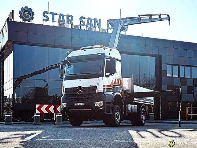 Mercedes-Benz AROCS 1851 PALFINGER PK 20002 Crane Kran - Kamion sa tovarnim sandukom, Kamion sa dizalicom: slika 1 Mercedes-Benz AROCS 1851 PALFINGER PK 20002 Crane Kran - Kamion sa tovarnim sandukom, Kamion sa dizalicom: slika 1