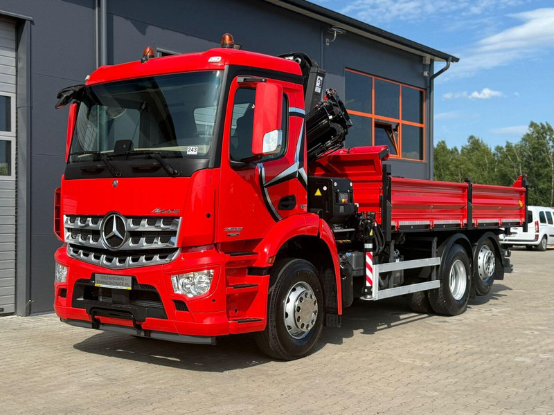 Mercedes-Benz AROCS 2532 // E6 // wywrotka 3-Stronna + HIAB HIDUO 158 B-2 // 6 - Istovarivač, Kamion sa dizalicom: slika 4 Mercedes-Benz AROCS 2532 // E6 // wywrotka 3-Stronna + HIAB HIDUO 158 B-2 // 6 - Istovarivač, Kamion sa dizalicom: slika 4
