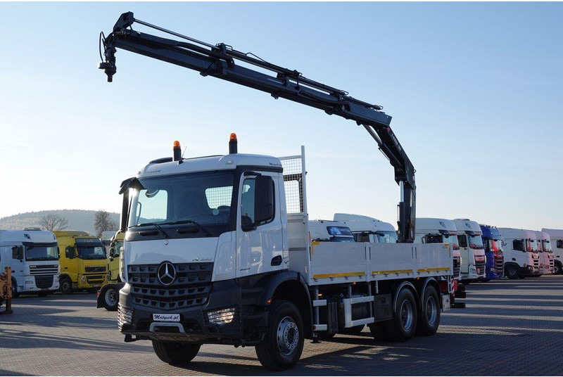 Mercedes-Benz AROCS 2633 / 6x4 / SKRZYNIOWY - 6,5 M / HDS HIAB 188 b-3 wysów: - Kamion sa tovarnim sandukom, Kamion sa dizalicom: slika 1 Mercedes-Benz AROCS 2633 / 6x4 / SKRZYNIOWY - 6,5 M / HDS HIAB 188 b-3 wysów: - Kamion sa tovarnim sandukom, Kamion sa dizalicom: slika 1
