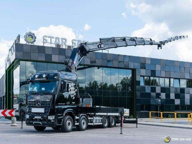 Mercedes-Benz AROCS 3251 8x4 HMF 8520 Fly Jib Winch - Kamion sa tovarnim sandukom, Kamion sa dizalicom: slika 3 Mercedes-Benz AROCS 3251 8x4 HMF 8520 Fly Jib Winch - Kamion sa tovarnim sandukom, Kamion sa dizalicom: slika 3
