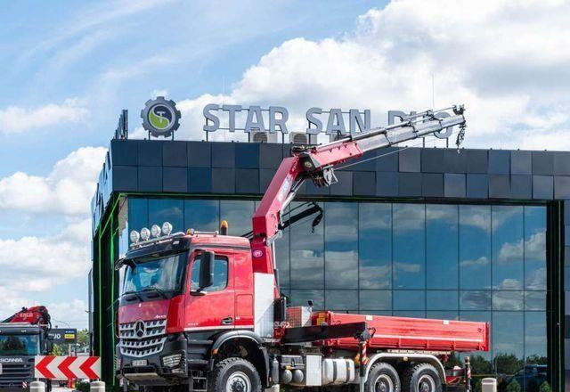 Mercedes-Benz AROCS 3345 6x6 HMF 3220 K hds Crane tipper - Istovarivač, Kamion sa dizalicom: slika 3 Mercedes-Benz AROCS 3345 6x6 HMF 3220 K hds Crane tipper - Istovarivač, Kamion sa dizalicom: slika 3