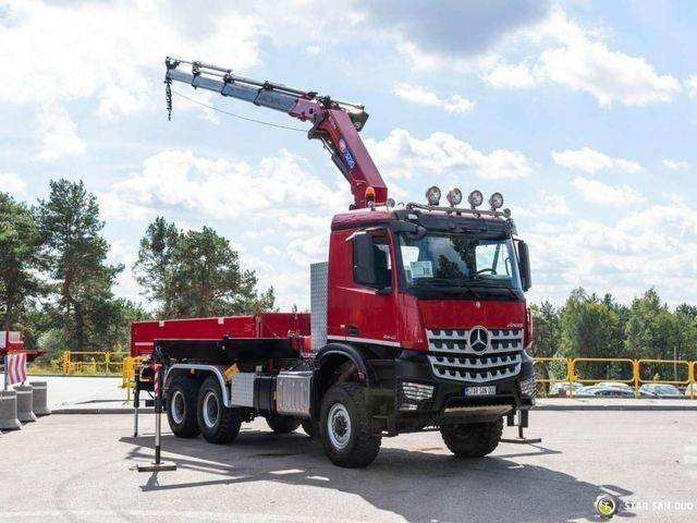 Mercedes-Benz AROCS 3345 6x6 HMF 3220 K hds Crane tipper - Istovarivač, Kamion sa dizalicom: slika 2 Mercedes-Benz AROCS 3345 6x6 HMF 3220 K hds Crane tipper - Istovarivač, Kamion sa dizalicom: slika 2
