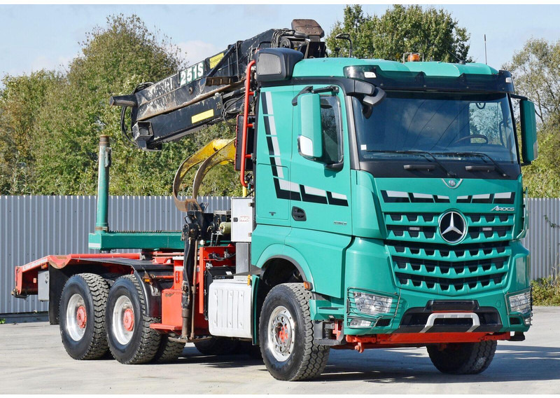 Mercedes-Benz AROCS 3363 *HOLZTRANSPORTER * LOGLIFT 251S /6x4 - Šticar, Kamion sa dizalicom: slika 4 Mercedes-Benz AROCS 3363 *HOLZTRANSPORTER * LOGLIFT 251S /6x4 - Šticar, Kamion sa dizalicom: slika 4