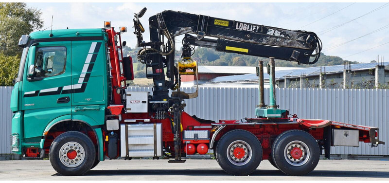 Mercedes-Benz AROCS 3363 *HOLZTRANSPORTER * LOGLIFT 251S /6x4 - Šticar, Kamion sa dizalicom: slika 5 Mercedes-Benz AROCS 3363 *HOLZTRANSPORTER * LOGLIFT 251S /6x4 - Šticar, Kamion sa dizalicom: slika 5