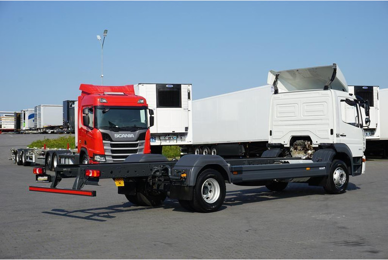 Kamion sa golom šasijom i zatvorenom kabinom Mercedes-Benz ATEGO / 1523 / ACC / EURO 6 / PODWOZIE DO ZABUDOWY / DŁ. 6,75 M: slika 6
