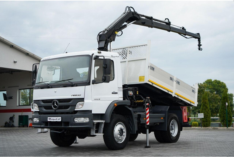 Mercedes-Benz ATEGO 1629 / 4x4 / WYWROTKA + HDS HIAB 111 B-3  / PILOT /  ROTAT - Istovarivač, Kamion sa dizalicom: slika 2 Mercedes-Benz ATEGO 1629 / 4x4 / WYWROTKA + HDS HIAB 111 B-3  / PILOT /  ROTAT - Istovarivač, Kamion sa dizalicom: slika 2