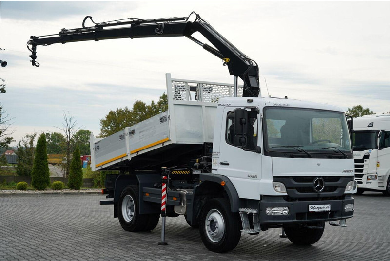 Mercedes-Benz ATEGO 1629 / 4x4 / WYWROTKA + HDS HIAB 111 B-3  / PILOT /  ROTAT - Istovarivač, Kamion sa dizalicom: slika 1 Mercedes-Benz ATEGO 1629 / 4x4 / WYWROTKA + HDS HIAB 111 B-3  / PILOT /  ROTAT - Istovarivač, Kamion sa dizalicom: slika 1