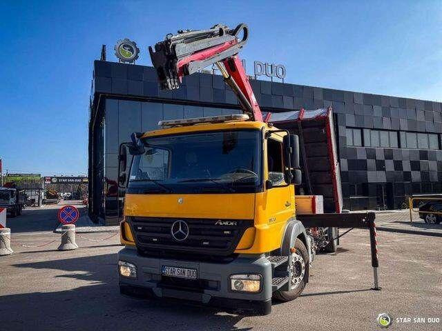 Istovarivač, Kamion sa dizalicom Mercedes-Benz AXOR 1824 4x2 HMF 975 HDS Crane Rotator Kipper: slika 7