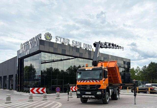 Mercedes-Benz Actros 1841 AK 4x4 Hiab 288E-7 Crane Kipper - Istovarivač, Kamion sa dizalicom: slika 2 Mercedes-Benz Actros 1841 AK 4x4 Hiab 288E-7 Crane Kipper - Istovarivač, Kamion sa dizalicom: slika 2