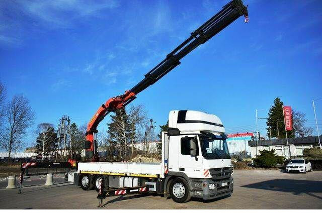 Mercedes-Benz Actros 2546 6x2 Palfinger PK 53002 Crane Kran - Kamion sa tovarnim sandukom, Kamion sa dizalicom: slika 1 Mercedes-Benz Actros 2546 6x2 Palfinger PK 53002 Crane Kran - Kamion sa tovarnim sandukom, Kamion sa dizalicom: slika 1