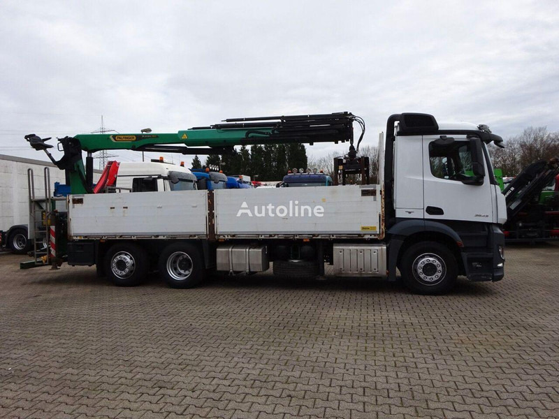 Mercedes-Benz Antos 2543 - Flatbed+crane 6x2 - Kamion sa tovarnim sandukom, Kamion sa dizalicom: slika 3 Mercedes-Benz Antos 2543 - Flatbed+crane 6x2 - Kamion sa tovarnim sandukom, Kamion sa dizalicom: slika 3
