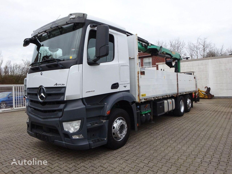 Mercedes-Benz Antos 2543 - Flatbed+crane 6x2 - Kamion sa tovarnim sandukom, Kamion sa dizalicom: slika 2 Mercedes-Benz Antos 2543 - Flatbed+crane 6x2 - Kamion sa tovarnim sandukom, Kamion sa dizalicom: slika 2