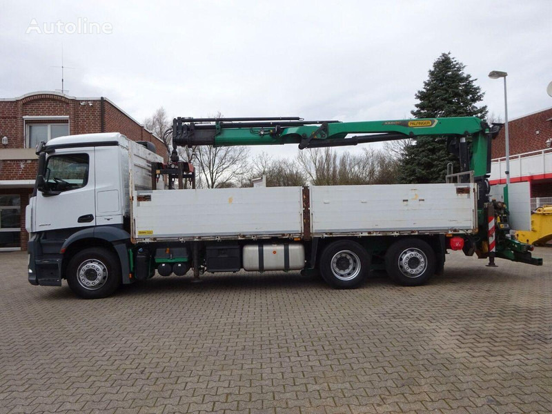 Mercedes-Benz Antos 2543 - Flatbed+crane 6x2 - Kamion sa tovarnim sandukom, Kamion sa dizalicom: slika 4 Mercedes-Benz Antos 2543 - Flatbed+crane 6x2 - Kamion sa tovarnim sandukom, Kamion sa dizalicom: slika 4
