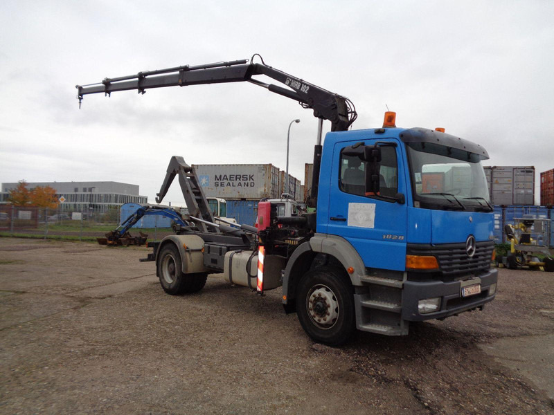 Mercedes-Benz Atego 1828 Hook lift truck + Crane Hiab 102 - Kamion sa hidrauličnom kukom, Kamion sa dizalicom: slika 3 Mercedes-Benz Atego 1828 Hook lift truck + Crane Hiab 102 - Kamion sa hidrauličnom kukom, Kamion sa dizalicom: slika 3