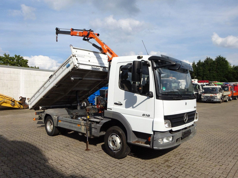 Mercedes-Benz Atego 818 3 way Meiller tipper + crane Terex 36.2 - Dostavno vozilo kiper: slika 4 Mercedes-Benz Atego 818 3 way Meiller tipper + crane Terex 36.2 - Dostavno vozilo kiper: slika 4