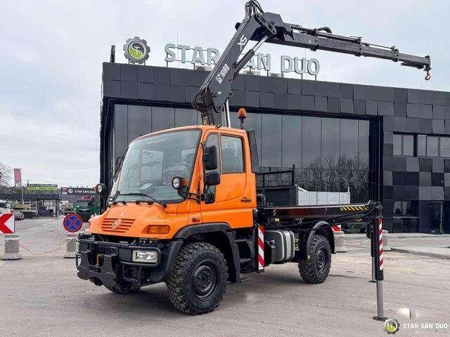 Mercedes-Benz UNIMOG U300 4x4 HIAB 122 D-3 CRANE - Istovarivač, Kamion sa dizalicom: slika 1 Mercedes-Benz UNIMOG U300 4x4 HIAB 122 D-3 CRANE - Istovarivač, Kamion sa dizalicom: slika 1