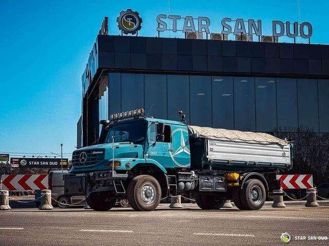 Istovarivač, Kamion sa dizalicom Mercedes-Benz Zetros 1833 4x4 Kipper Camper Chassis: slika 6 Istovarivač, Kamion sa dizalicom Mercedes-Benz Zetros 1833 4x4 Kipper Camper Chassis: slika 6