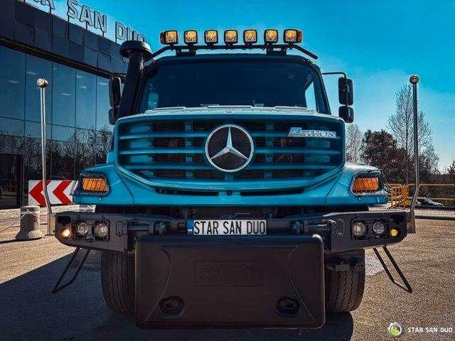 Mercedes-Benz Zetros 1833 4x4 Kipper Camper Chassis - Kamion sa golom šasijom i zatvorenom kabinom, Kamion sa dizalicom: slika 3 Mercedes-Benz Zetros 1833 4x4 Kipper Camper Chassis - Kamion sa golom šasijom i zatvorenom kabinom, Kamion sa dizalicom: slika 3