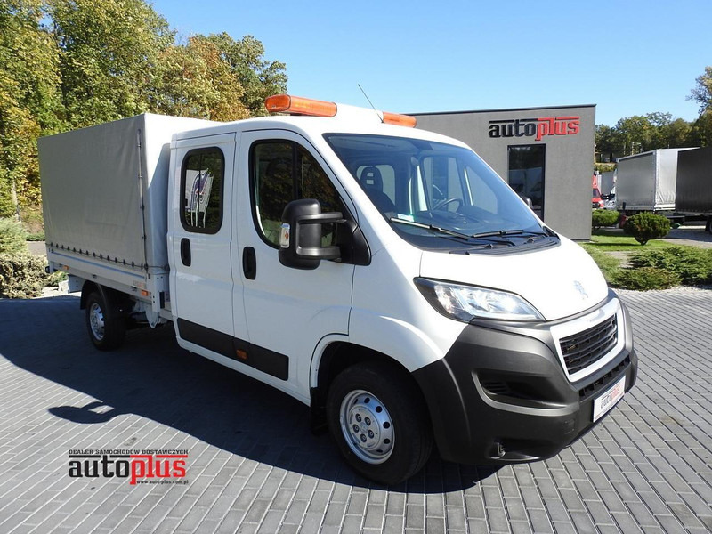 Peugeot BOXER SKRZYNIA PODWÓJNA KABINA DOKA 7 MIEJSC KLIMATYZACJA  140KM - Dostavno vozilo sa ceradom, Dostavno vozilo sa duplom kabinom: slika 1 Peugeot BOXER SKRZYNIA PODWÓJNA KABINA DOKA 7 MIEJSC KLIMATYZACJA  140KM - Dostavno vozilo sa ceradom, Dostavno vozilo sa duplom kabinom: slika 1