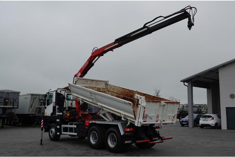 Renault C 380 / 6x4 / WYWROTKA 3 STRONNA + HDS FASSI F135 / HYDROBURTA - Istovarivač, Kamion sa dizalicom: slika 3 Renault C 380 / 6x4 / WYWROTKA 3 STRONNA + HDS FASSI F135 / HYDROBURTA - Istovarivač, Kamion sa dizalicom: slika 3