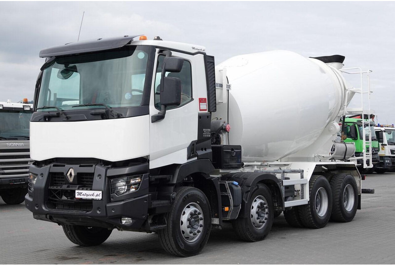 Renault C 380 / 8X4 / BETONOMIESZARKA / GRUSZKA / LIEBHERR 9 M3 / EURO 6 - Mikser za beton: slika 1 Renault C 380 / 8X4 / BETONOMIESZARKA / GRUSZKA / LIEBHERR 9 M3 / EURO 6 - Mikser za beton: slika 1