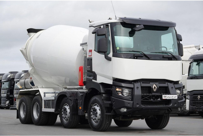 Renault C 380 / 8X4 / BETONOMIESZARKA / GRUSZKA / LIEBHERR 9 M3 / EURO 6 - Mikser za beton: slika 5 Renault C 380 / 8X4 / BETONOMIESZARKA / GRUSZKA / LIEBHERR 9 M3 / EURO 6 - Mikser za beton: slika 5