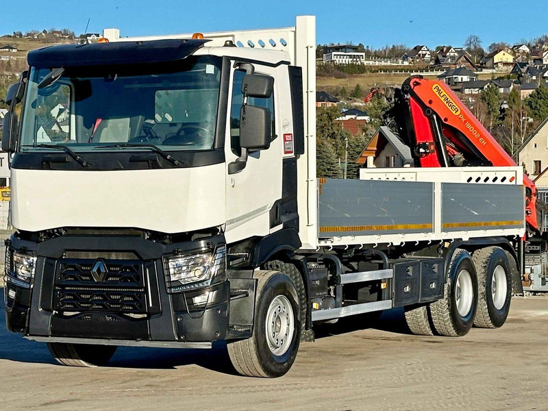 Renault C 380 *PRITSCHE 6,80m * PK 18002-EH C + FUNK*6x4 - Kamion sa tovarnim sandukom, Kamion sa dizalicom: slika 4 Renault C 380 *PRITSCHE 6,80m * PK 18002-EH C + FUNK*6x4 - Kamion sa tovarnim sandukom, Kamion sa dizalicom: slika 4
