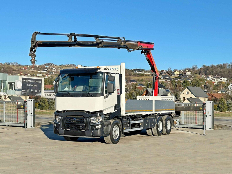 Renault C 380 *PRITSCHE 6,80m * PK 18002-EH C + FUNK*6x4 - Kamion sa tovarnim sandukom, Kamion sa dizalicom: slika 2 Renault C 380 *PRITSCHE 6,80m * PK 18002-EH C + FUNK*6x4 - Kamion sa tovarnim sandukom, Kamion sa dizalicom: slika 2