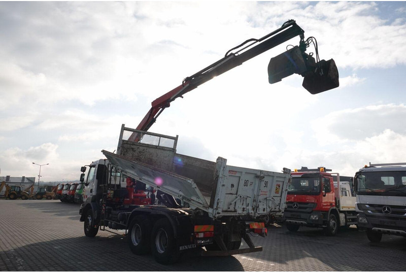 Renault KERAX 410 / 6x4 / WYWROTKA + HDS FASSI F150 / HYDROBURTA / BORDM - Istovarivač, Kamion sa dizalicom: slika 3 Renault KERAX 410 / 6x4 / WYWROTKA + HDS FASSI F150 / HYDROBURTA / BORDM - Istovarivač, Kamion sa dizalicom: slika 3