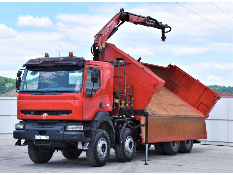 Renault KERAX 420 DCI Kipper 6,30m+FASSI F95AXS.21+FUNK - Istovarivač, Kamion sa dizalicom: slika 3 Renault KERAX 420 DCI Kipper 6,30m+FASSI F95AXS.21+FUNK - Istovarivač, Kamion sa dizalicom: slika 3