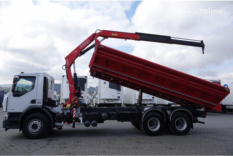 Renault LANDER 3 way tipper + crane FASSI 130 6x4 - Istovarivač, Kamion sa dizalicom: slika 3 Renault LANDER 3 way tipper + crane FASSI 130 6x4 - Istovarivač, Kamion sa dizalicom: slika 3