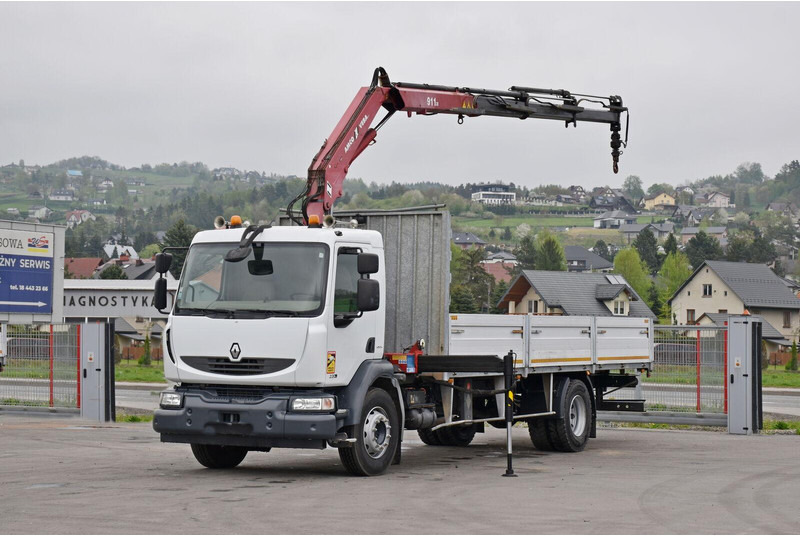 Renault MIDLUM 220 DXI *PRITSCHE 7,35m * KRAN + FUNK - Kamion sa tovarnim sandukom, Kamion sa dizalicom: slika 2 Renault MIDLUM 220 DXI *PRITSCHE 7,35m * KRAN + FUNK - Kamion sa tovarnim sandukom, Kamion sa dizalicom: slika 2