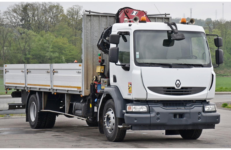 Renault MIDLUM 220 DXI *PRITSCHE 7,35m * KRAN + FUNK - Kamion sa tovarnim sandukom, Kamion sa dizalicom: slika 3 Renault MIDLUM 220 DXI *PRITSCHE 7,35m * KRAN + FUNK - Kamion sa tovarnim sandukom, Kamion sa dizalicom: slika 3