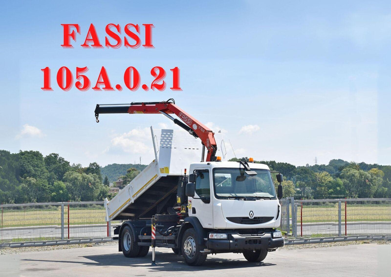 Renault MIDLUM 300 DXI - Istovarivač, Kamion sa dizalicom: slika 1 Renault MIDLUM 300 DXI - Istovarivač, Kamion sa dizalicom: slika 1