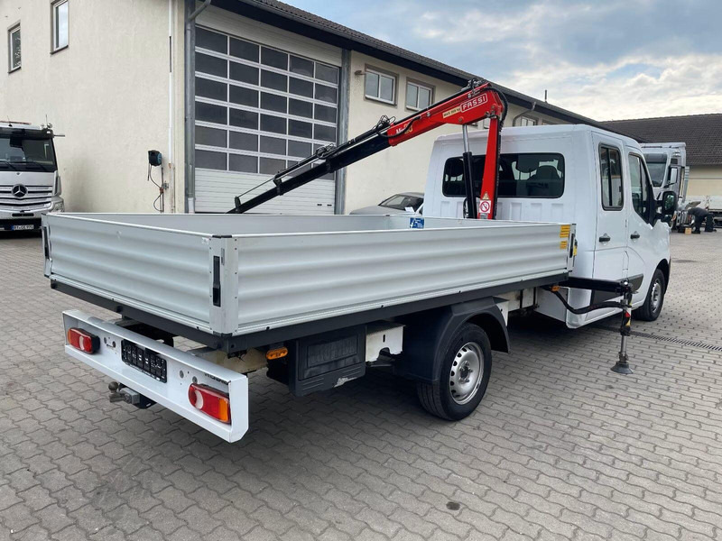 Renault Master Doka - Flatbed truck + crane - Dostavno vozilo s ravnom platformom, Dostavno vozilo sa duplom kabinom: slika 3 Renault Master Doka - Flatbed truck + crane - Dostavno vozilo s ravnom platformom, Dostavno vozilo sa duplom kabinom: slika 3