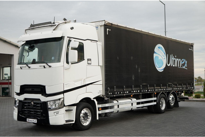 Renault T 440 / 6X2 / SOLÓWKA / FIRANKA 9.5 M / I-PARK COOL / WINDA / AL - Kamion sa ceradom: slika 1 Renault T 440 / 6X2 / SOLÓWKA / FIRANKA 9.5 M / I-PARK COOL / WINDA / AL - Kamion sa ceradom: slika 1