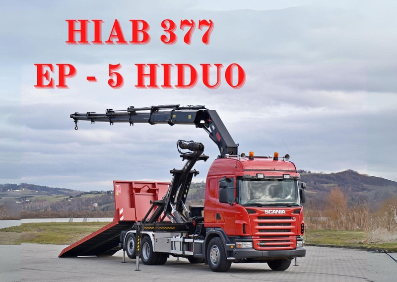Scania G 400 - Kamion sa kablovskim sistemom, Kamion sa dizalicom: slika 1 Scania G 400 - Kamion sa kablovskim sistemom, Kamion sa dizalicom: slika 1