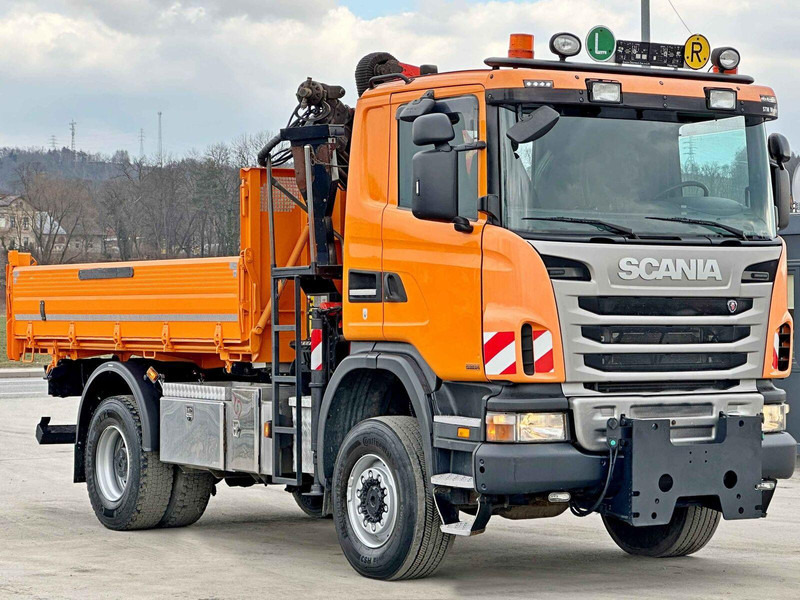 Scania G360 Kipper 4,10m *PK 11002 B + FUNK *4x4 - Istovarivač, Kamion sa dizalicom: slika 4 Scania G360 Kipper 4,10m *PK 11002 B + FUNK *4x4 - Istovarivač, Kamion sa dizalicom: slika 4