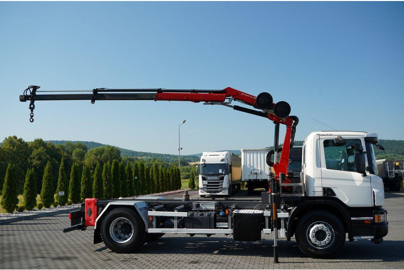 Scania P 280 / 4X2 / SIŁOWNIK DO WYWROTU / + HDS HMF 635 / UDŹWIG 1 500 - Istovarivač: slika 5 Scania P 280 / 4X2 / SIŁOWNIK DO WYWROTU / + HDS HMF 635 / UDŹWIG 1 500 - Istovarivač: slika 5