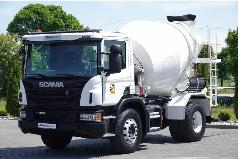 Scania P 320 / BETONOMIESZARKA / GRUSZKA /5 m3 / ALUFELGI / EURO 6 - Mikser za beton: slika 1 Scania P 320 / BETONOMIESZARKA / GRUSZKA /5 m3 / ALUFELGI / EURO 6 - Mikser za beton: slika 1