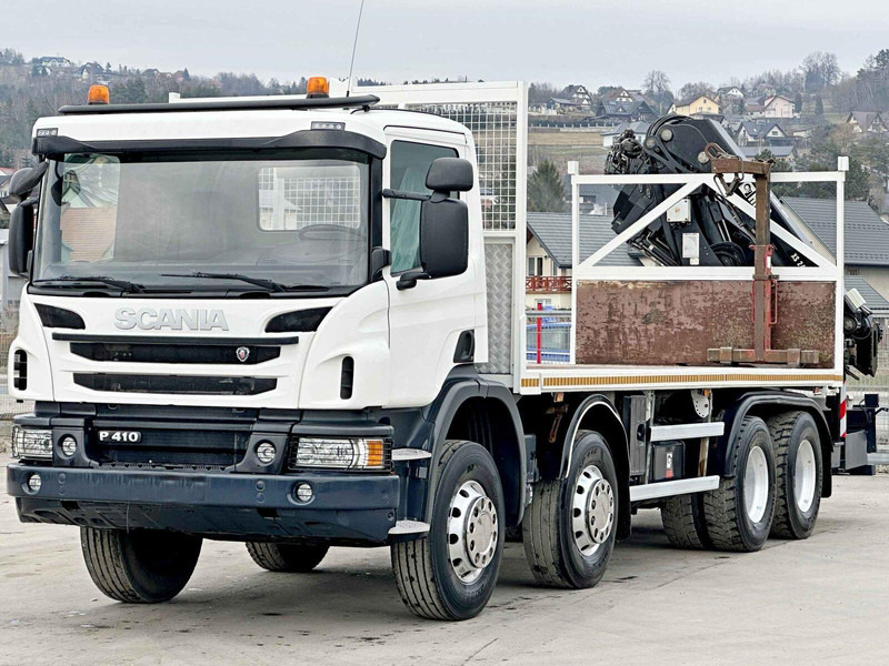 Scania P 410*PLATFORM 7,00m*HIAB 244 E-5 HIPRO+FUNK/8x4 - Kamion sa tovarnim sandukom, Kamion sa dizalicom: slika 4 Scania P 410*PLATFORM 7,00m*HIAB 244 E-5 HIPRO+FUNK/8x4 - Kamion sa tovarnim sandukom, Kamion sa dizalicom: slika 4