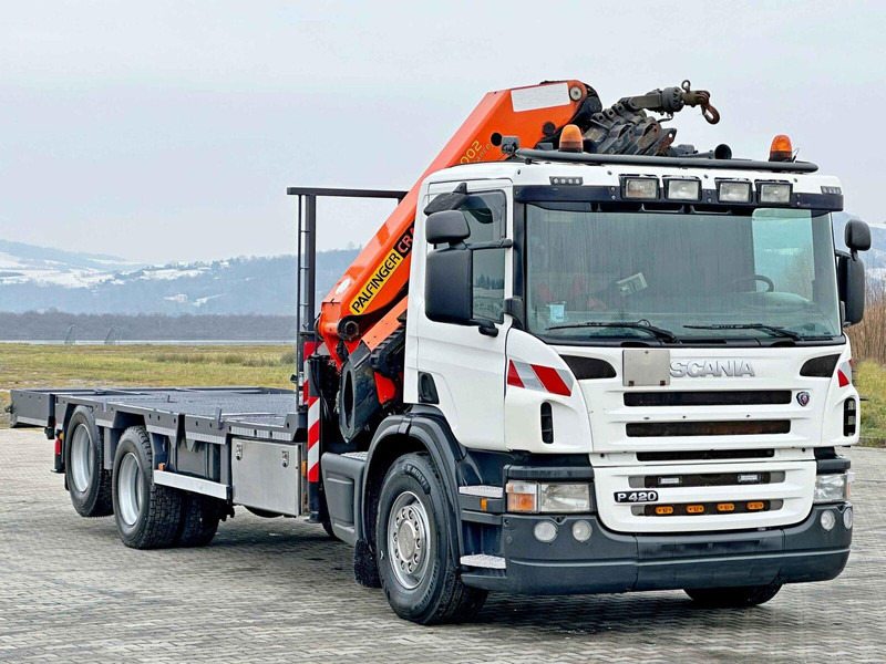 Scania P 420* PLATFORM 6,80m * PK 29002+FUNK * TOP - Kamion sa tovarnim sandukom, Kamion sa dizalicom: slika 4 Scania P 420* PLATFORM 6,80m * PK 29002+FUNK * TOP - Kamion sa tovarnim sandukom, Kamion sa dizalicom: slika 4