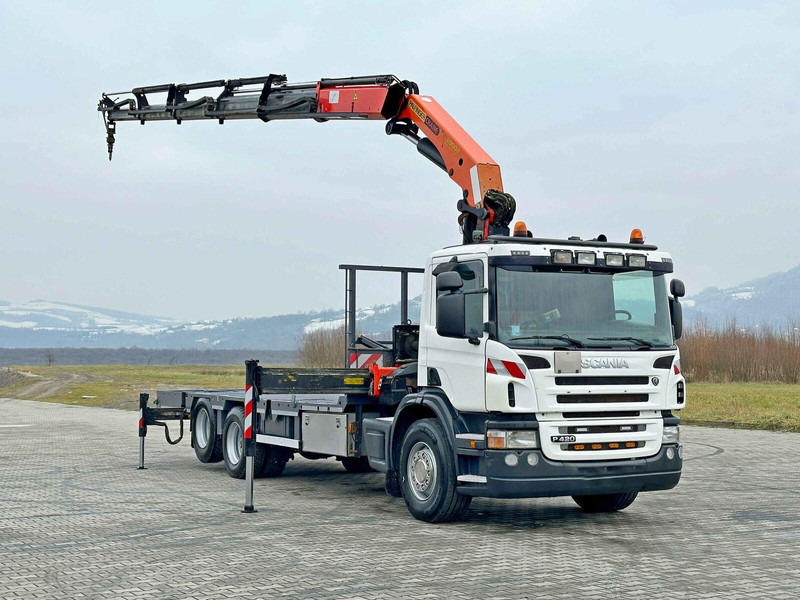 Scania P 420* PLATFORM 6,80m * PK 29002+FUNK * TOP - Kamion sa tovarnim sandukom, Kamion sa dizalicom: slika 2 Scania P 420* PLATFORM 6,80m * PK 29002+FUNK * TOP - Kamion sa tovarnim sandukom, Kamion sa dizalicom: slika 2