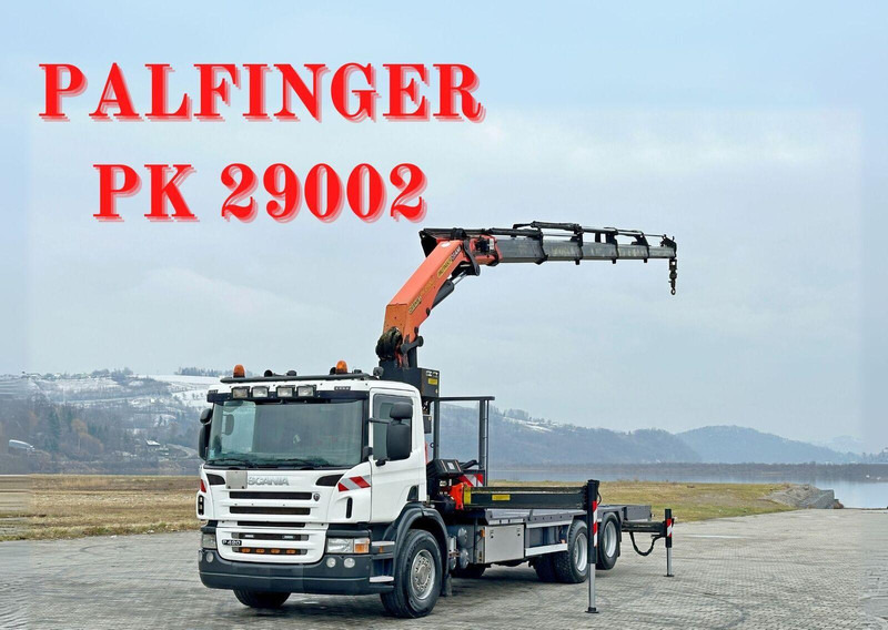 Scania P 420* PLATFORM 6,80m * PK 29002+FUNK * TOP - Kamion sa tovarnim sandukom, Kamion sa dizalicom: slika 1 Scania P 420* PLATFORM 6,80m * PK 29002+FUNK * TOP - Kamion sa tovarnim sandukom, Kamion sa dizalicom: slika 1
