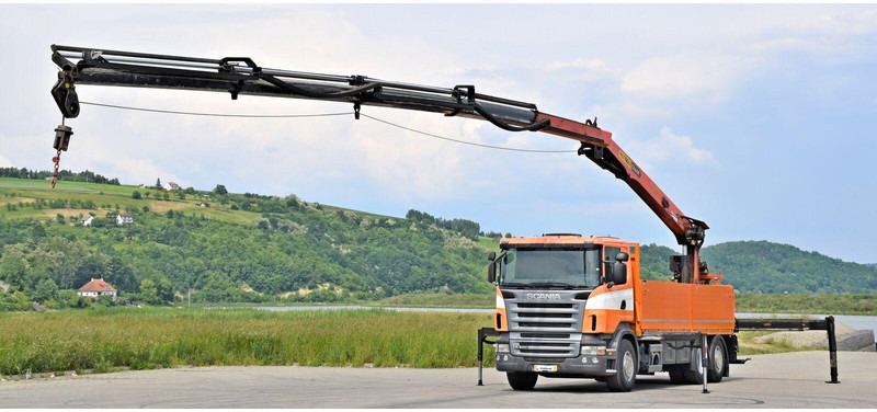 Scania R400 Pritsche 6,80m - Kamion sa tovarnim sandukom, Kamion sa dizalicom: slika 1 Scania R400 Pritsche 6,80m - Kamion sa tovarnim sandukom, Kamion sa dizalicom: slika 1