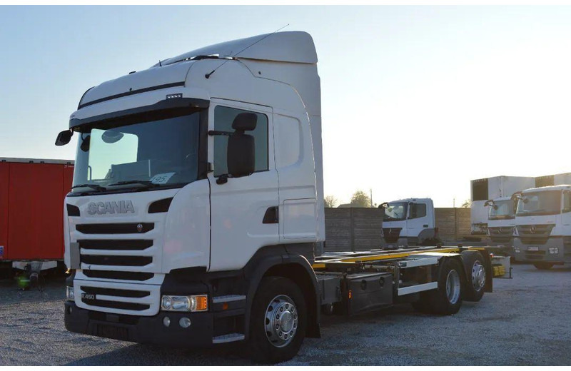 Scania R450 EURO 6 SWAP CHASSIS 1.HAND - Kamion sa golom šasijom i zatvorenom kabinom: slika 2 Scania R450 EURO 6 SWAP CHASSIS 1.HAND - Kamion sa golom šasijom i zatvorenom kabinom: slika 2