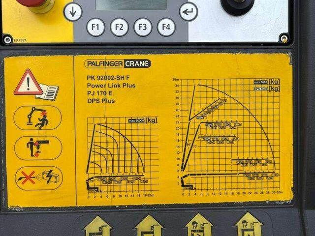 Lizing Scania R560 8x2 PALFINGER PK 92002 SH Fly Jib Winch 5t Scania R560 8x2 PALFINGER PK 92002 SH Fly Jib Winch 5t: slika 17