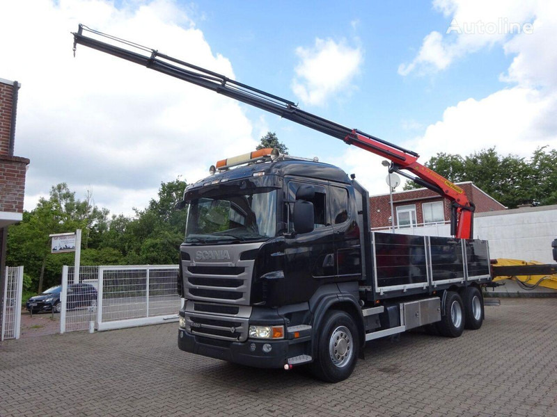 Scania R620 Flatbed + crane PK 22002 EH 6x2 - Kamion sa tovarnim sandukom, Kamion sa dizalicom: slika 4 Scania R620 Flatbed + crane PK 22002 EH 6x2 - Kamion sa tovarnim sandukom, Kamion sa dizalicom: slika 4